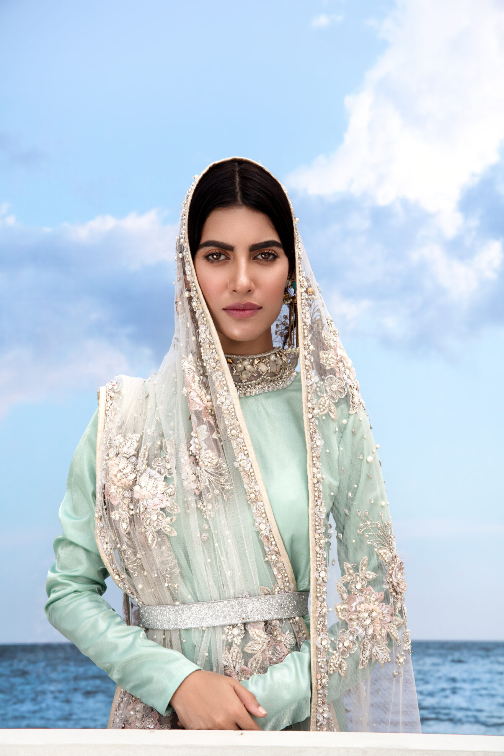 Dreamy dress with pastel hues Tayab moazzam studio